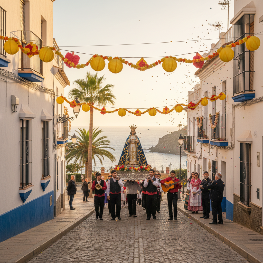 Honoring San Juan de Dios in Nerja