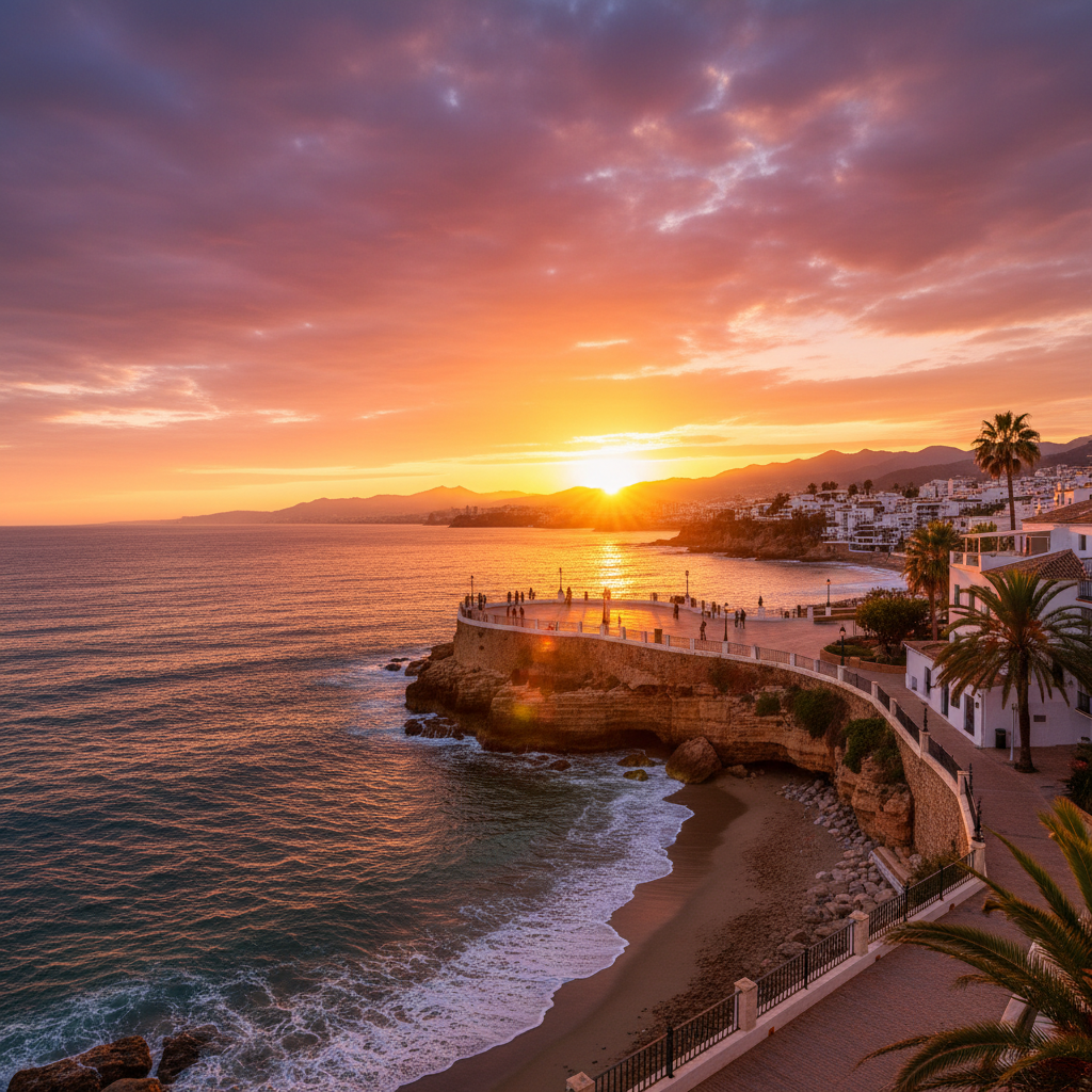 Terraza de LaMalaka con vistas al mar